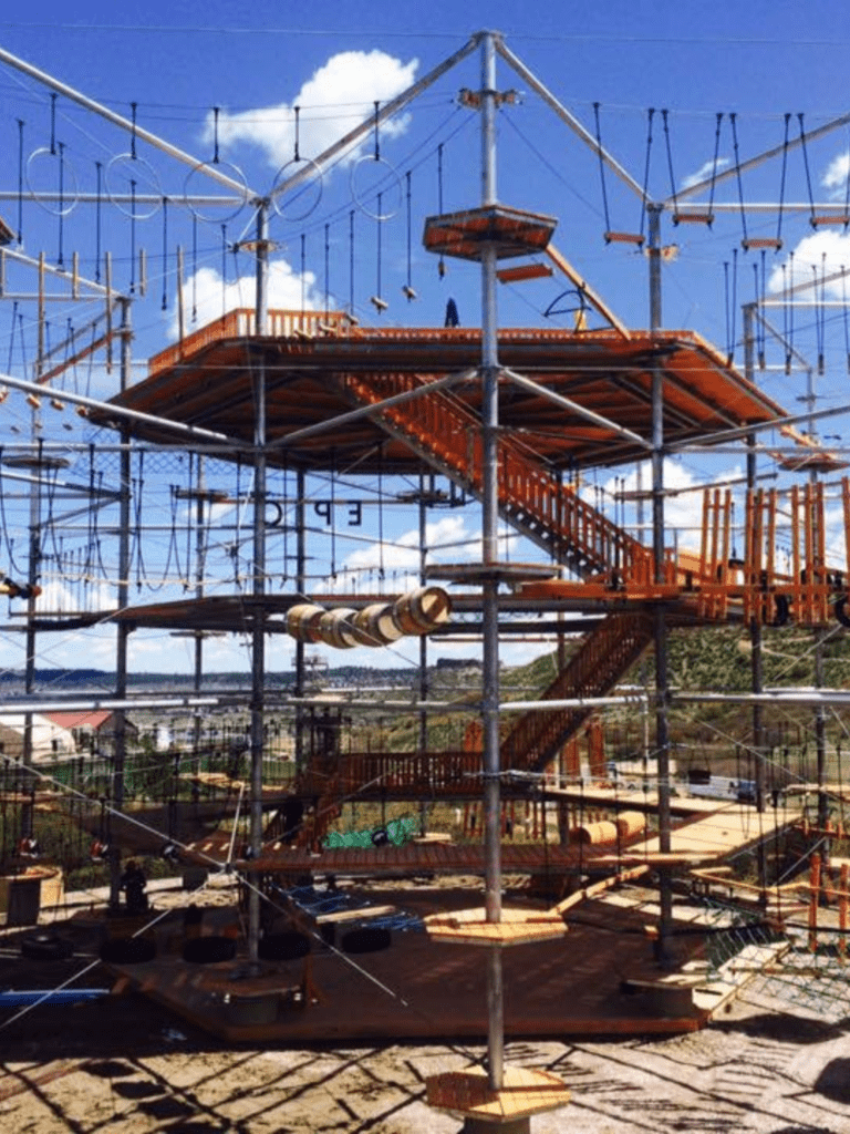 Rope Course Castle Nail India Adventure Projects