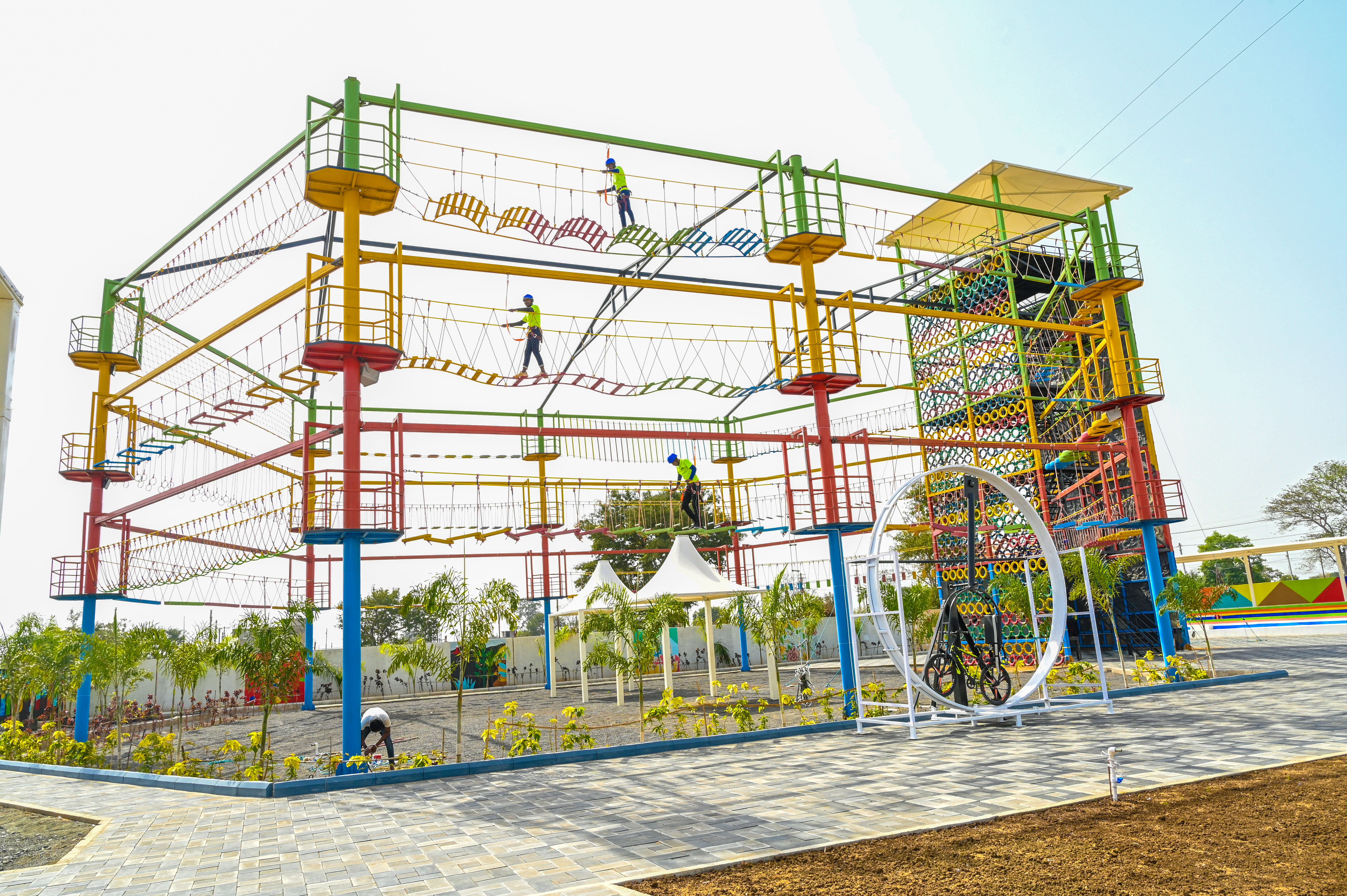 Multi Activity Tower bungee jump attraction