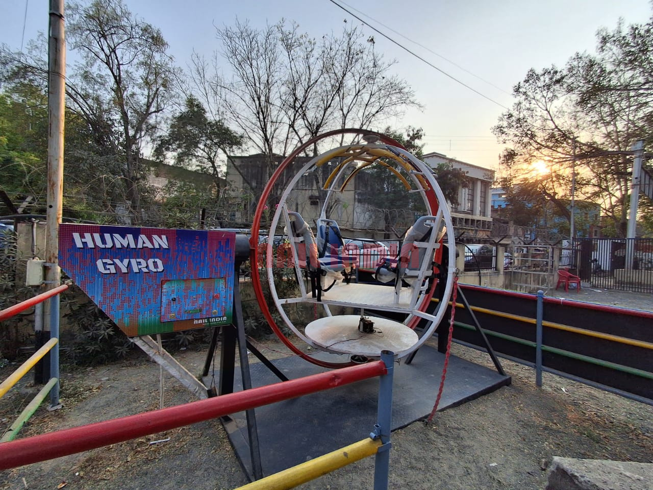 GYRO New 2 Durable construction of NAIL INDIA Gyro Ride with steel frame