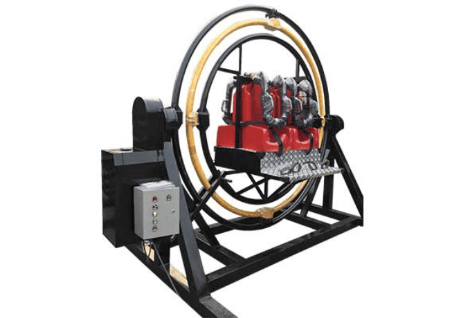 Heavy duty gyro ride steel structure
