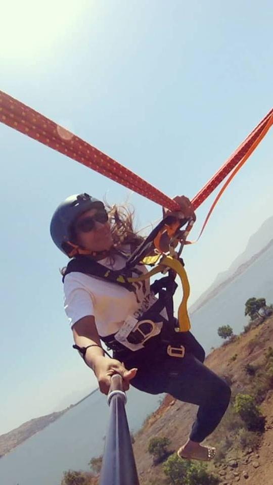 Human Slingshot ride installed at adventure park