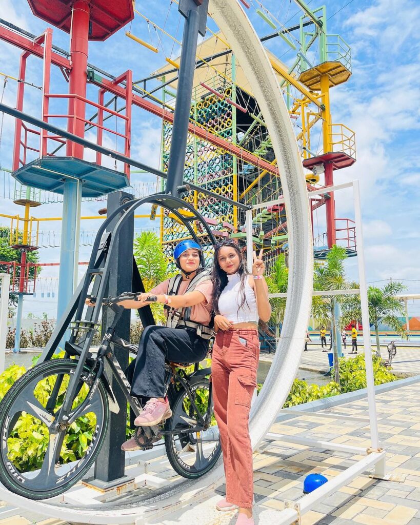 Adventure park zipline installation in Ahmedabad by Nail India Adventure Pvt Ltd