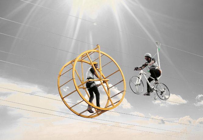 High altitude Sky Roller ride in India