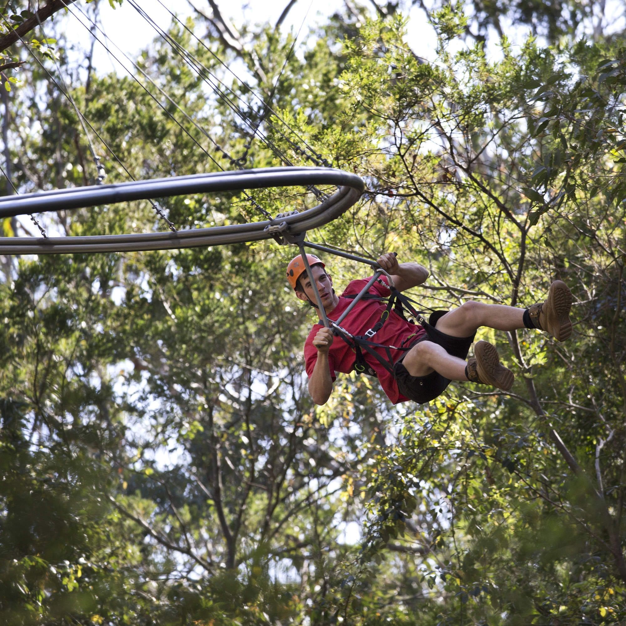 Aerial Zipline Roller Coaster trolley system