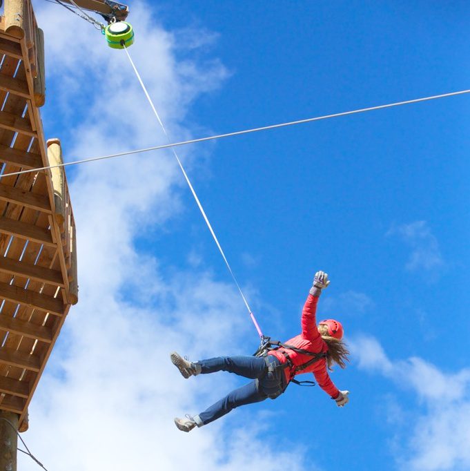 Outdoor Free Fall adventure ride for tourism zones