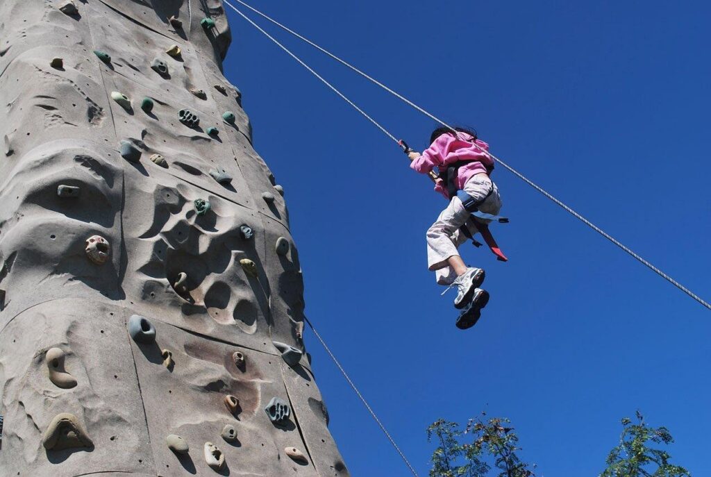 Rappelling training equipment for schools and NCC camps