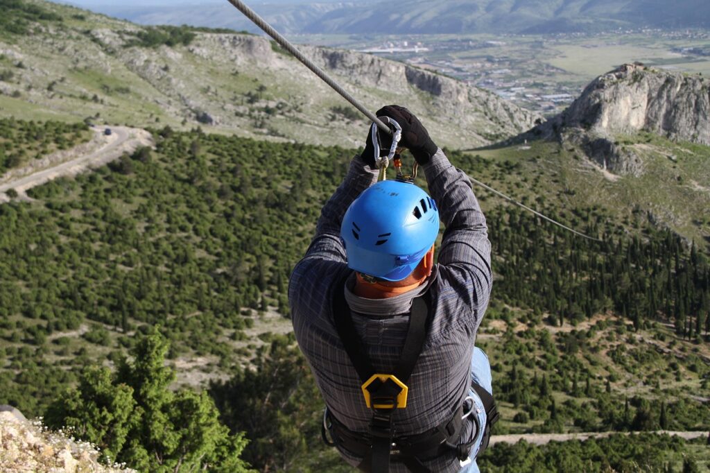high speed zipline ride India