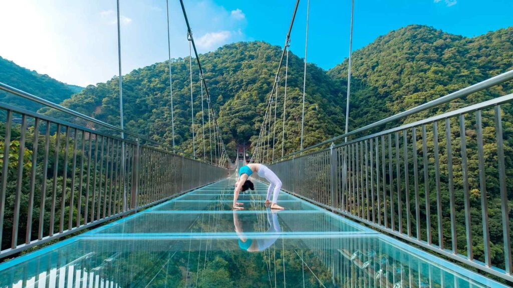Glass Bridge adventure park attraction