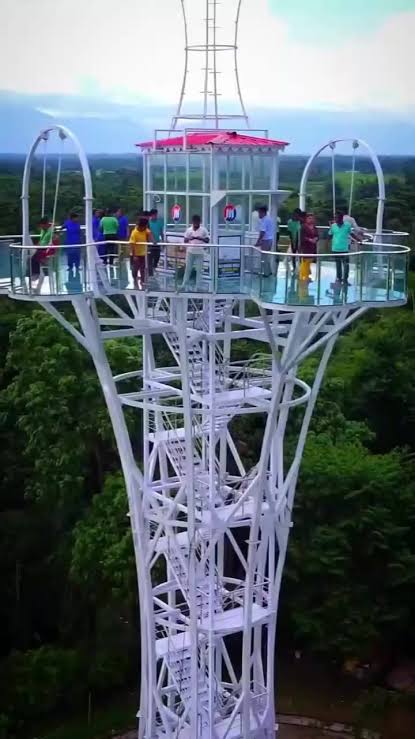 Modern zipline setup for adventure park business