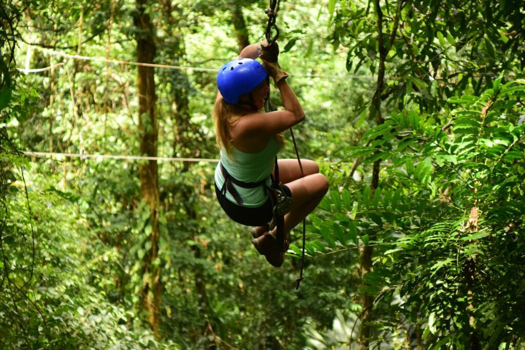 Zipline installation for adventure park setup in Goa