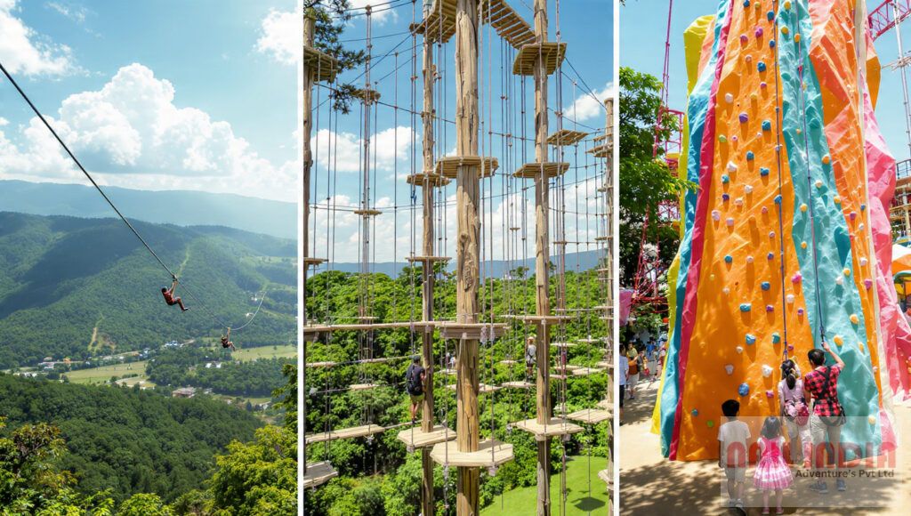Adventure park cost India 2026 breakdown including land rides and infrastructure