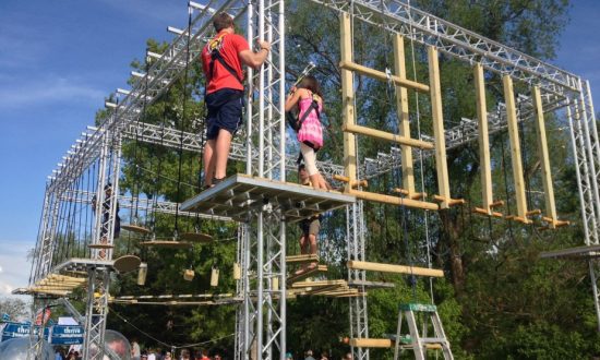 Ninja Rope Course Manufacturer in India | 25+ Obstacles
